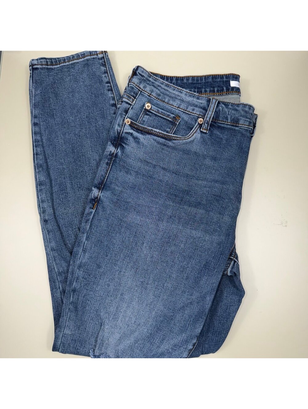 STS Blue Women’s Ankle Skinny Jeans Size 32 Medium Wash Stretch Denim